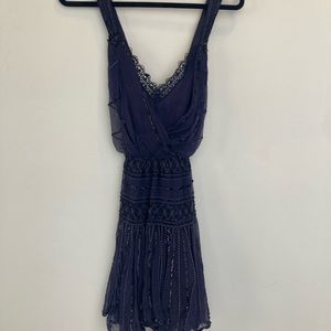 XS Free People lace and sequin minidress